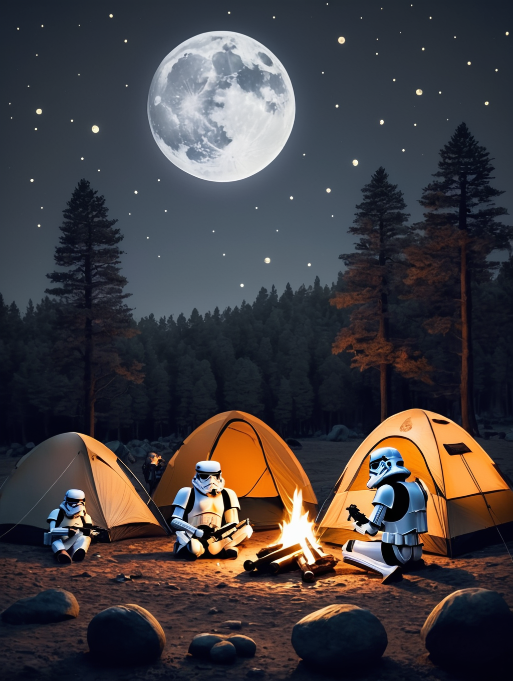 Stormtroopers camping